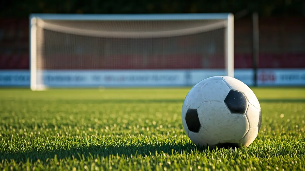 Generic image of a soccer ball on a grass field.