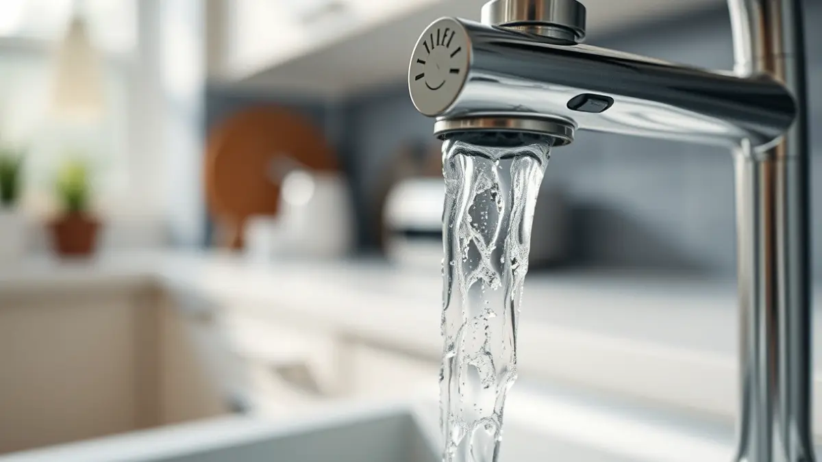 Imatge genèrica d'un grif d'aigua amb aigua clara, simbolitzant la qualitat del servici.