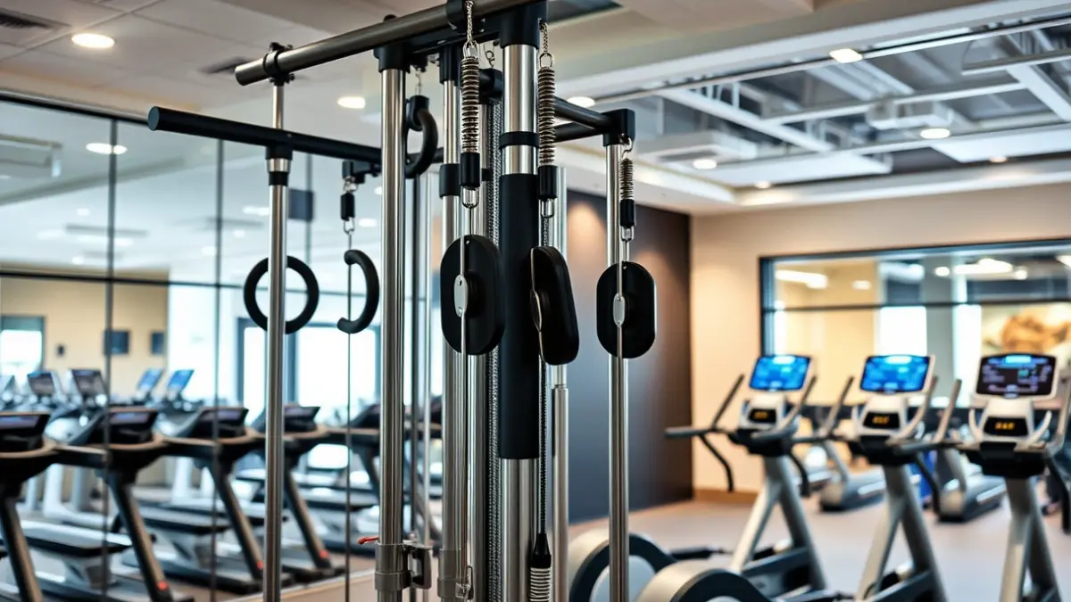 Imatge genèrica d'una sala de fitnes amb màquines noves.