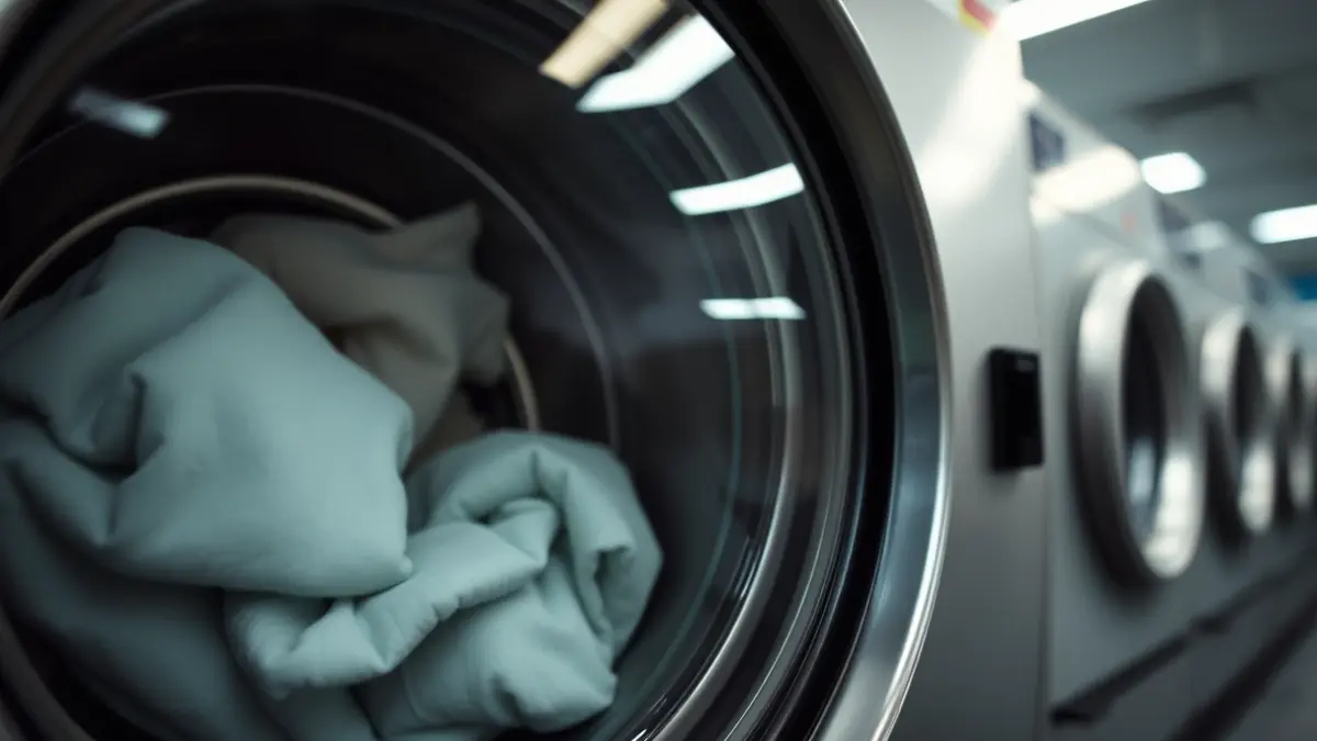 Generic image of an industrial washing machine in operation.