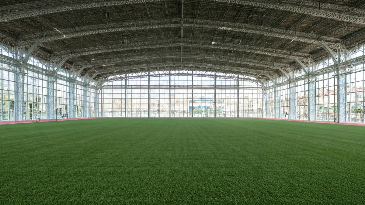 Imatge d'un espai esportiu i cultural modern i versàtil.