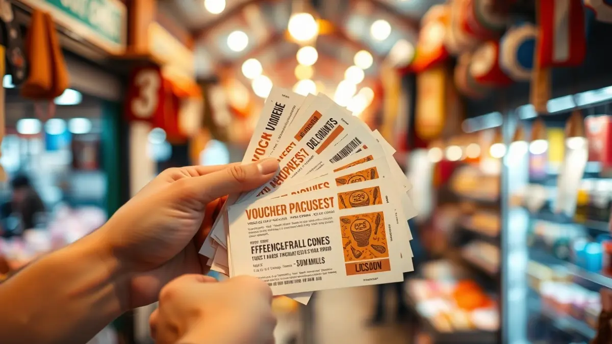 Imatge genèrica de bons de comerç per a fomentar l'economia local.