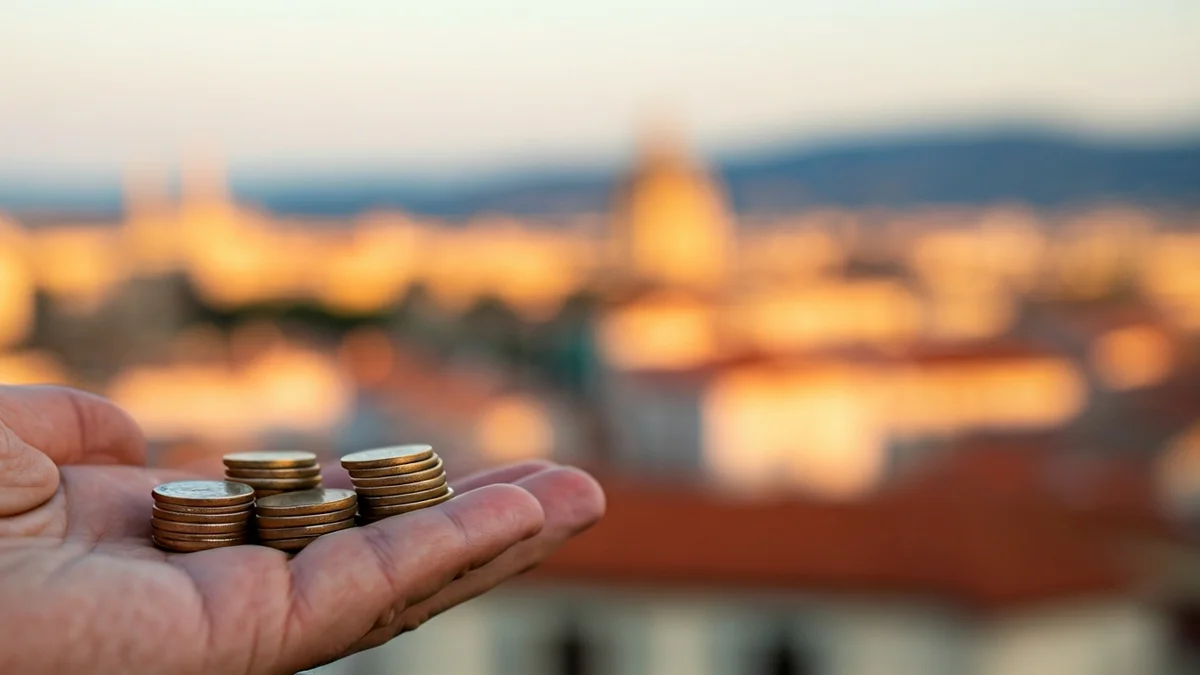 Imatge genèrica de monedes d'euro, simbolitzant la taxa turística.