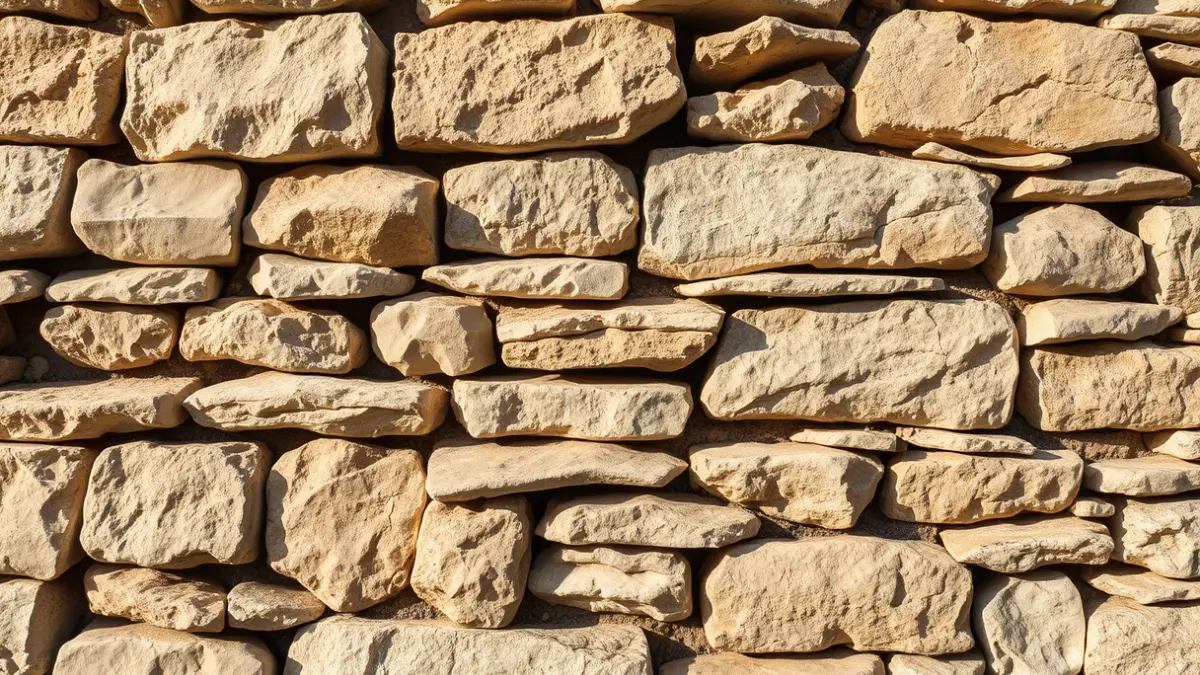 Imatge genèrica d'una paret de pedra en sec, destacant la tècnica constructiva tradicional.