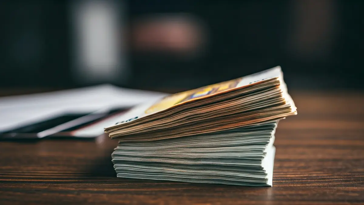 Imatge genèrica de diners i targetes de crèdit, simbolitzant una estafa bancària.