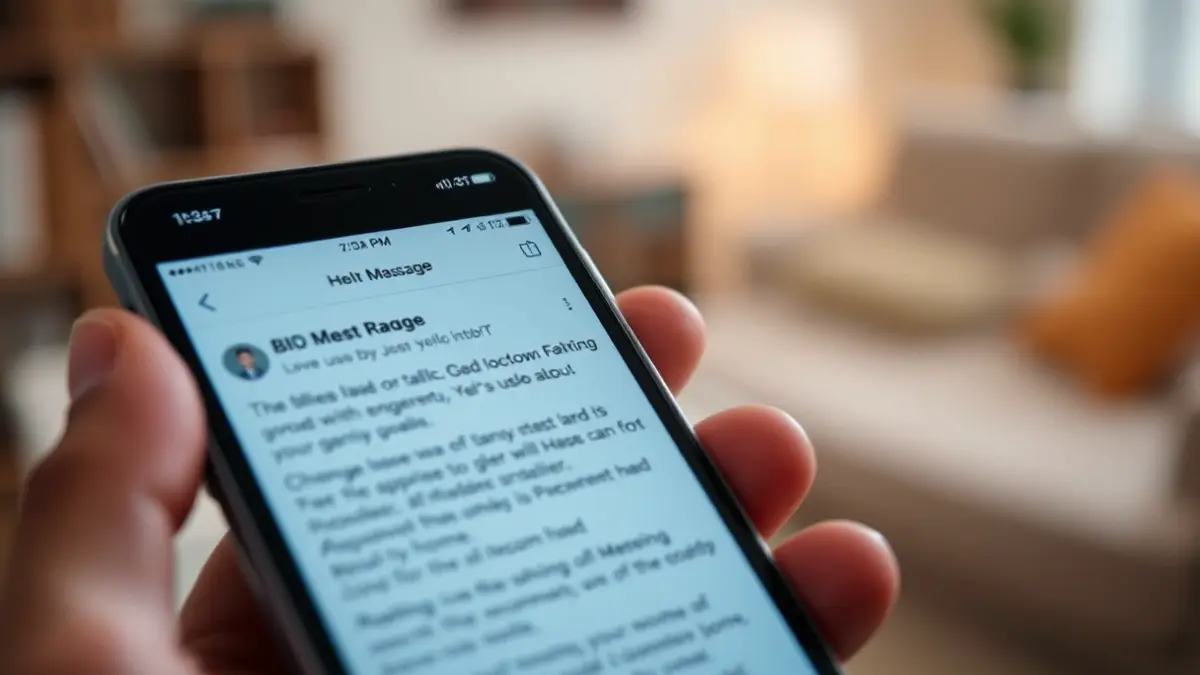 Imatge genèrica d'un telèfon mòbil amb una aplicació de missatgeria instantània oberta, representant una estafa.