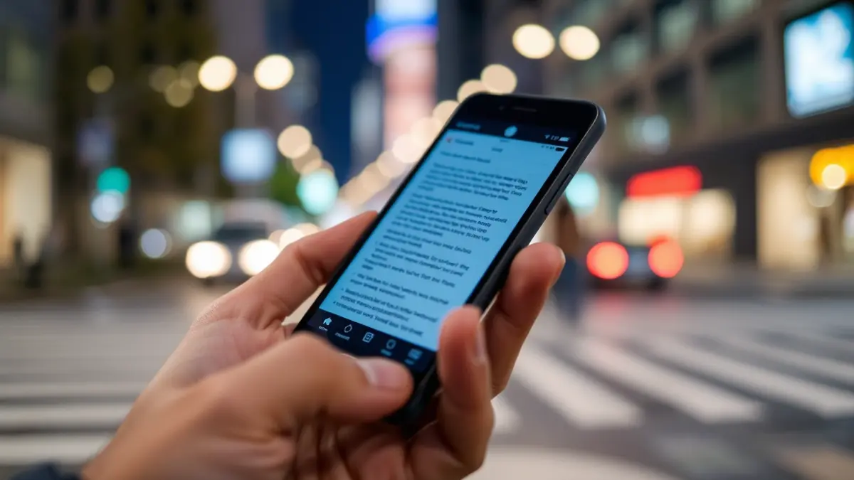 Imatge genèrica d'un telèfon mòbil amb una aplicació de missatgeria instantània, representant una estafa.