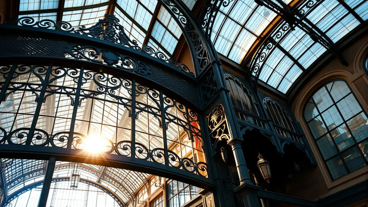 Imatge del Mercat Central de València, destacant la seua arquitectura modernista.