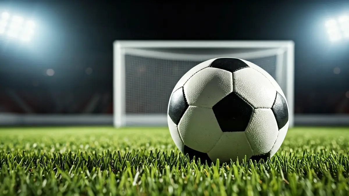 Imagen genérica de un balón de fútbol sobre el césped de un campo.