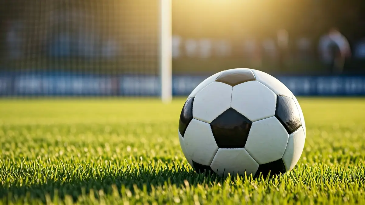 Imatge genèrica d'una pilota de futbol sobre la gespa d'un camp.