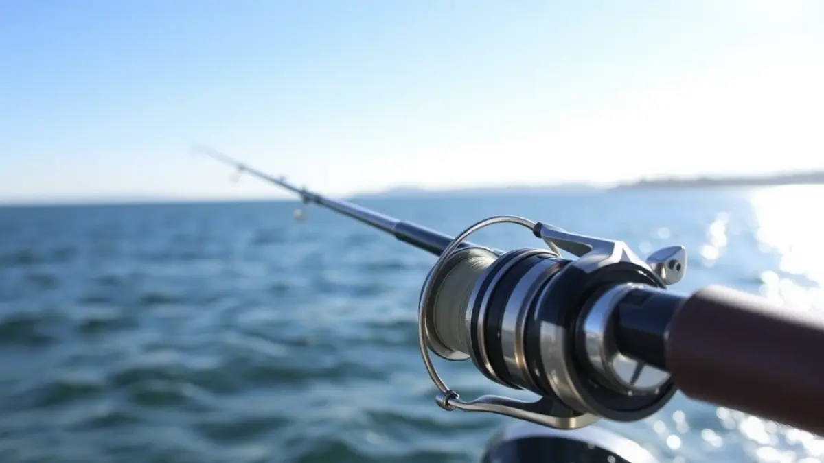 Imatge genèrica d'una canya de pesca amb el mar de fons, simbolitzant una competició de pesca esportiva.