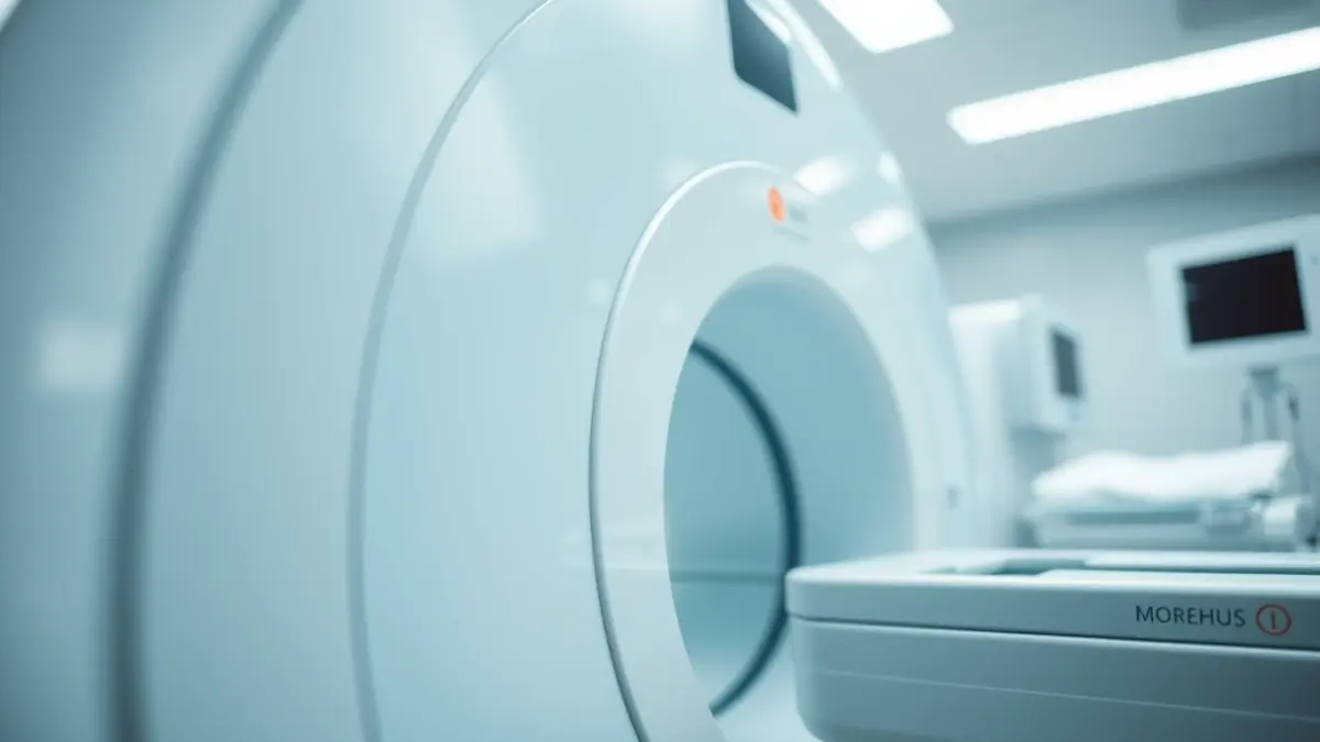 Generic image of an MRI machine in a hospital.