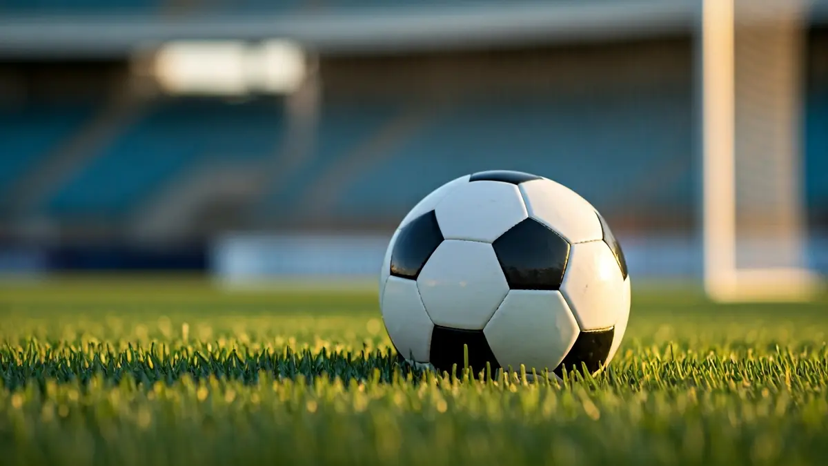 Imatge genèrica d'una pilota de futbol sobre la gespa d'un camp