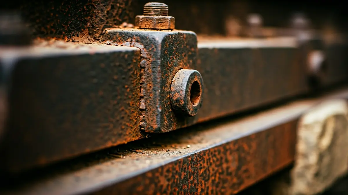Imagen genérica de texturas industriales, como metal oxidado y piedra, con juegos de luz y sombra.