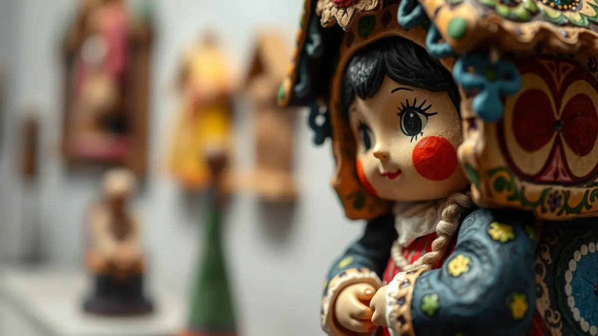 Imatge d'un ninot indultat restaurat en el Museu Faller de València.