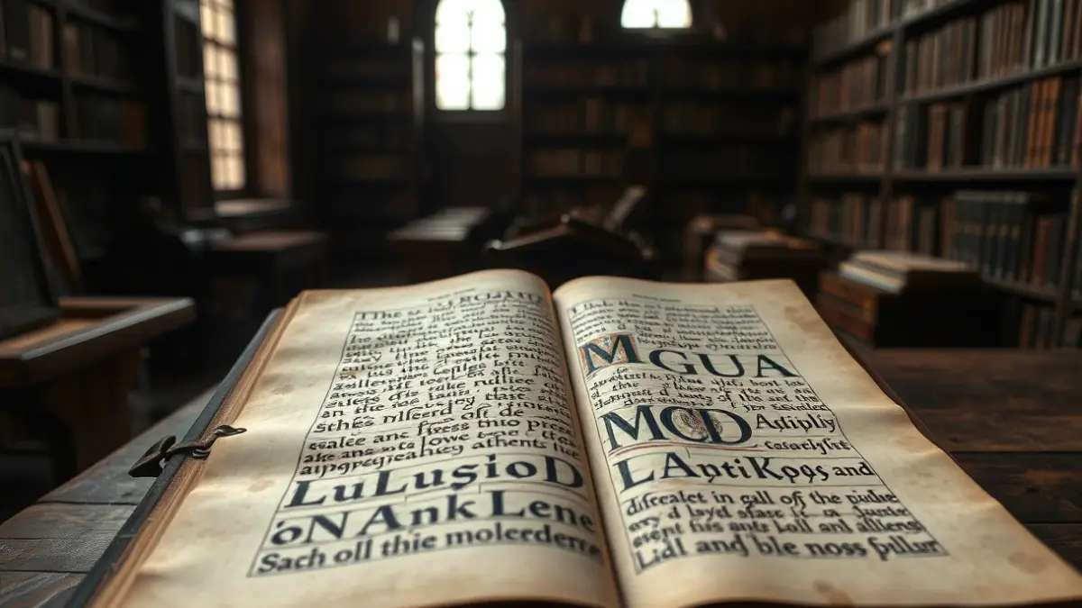 Imatge genèrica d'un manuscrit antic amb cal·ligrafia, en una biblioteca històrica.