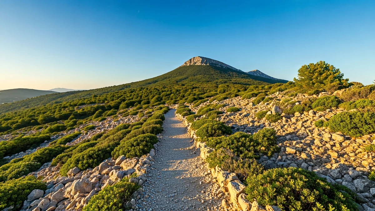 Imatge genèrica d'un sender de muntanya al Parc Natural del Montgó.