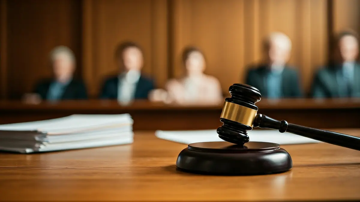 Imatge genèrica d'un mall de jutge sobre una taula de fusta, simbolitzant una decisió judicial.