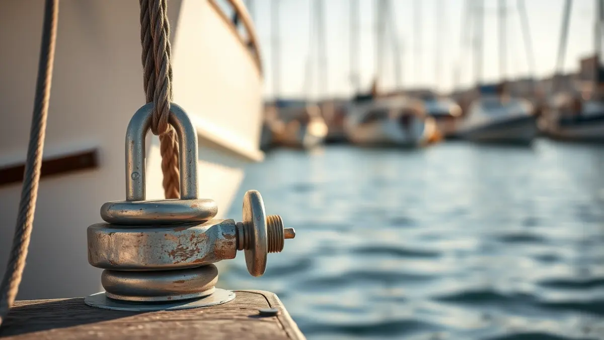 Imagen genérica de un amarre en un puerto deportivo.