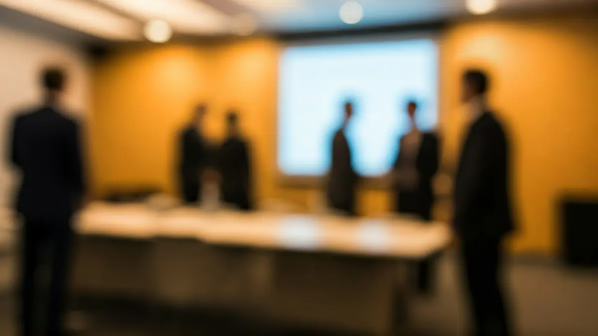 Imatge genèrica d'una reunió de negocis internacional, amb persones encaixant les mans en una sala de conferències.