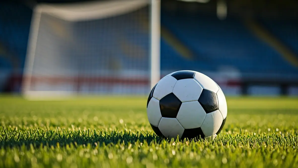 Generic image of a soccer ball on a grass field