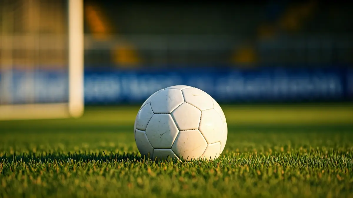 Imatge genèrica d'una pilota de futbol sobre la gespa d'un camp