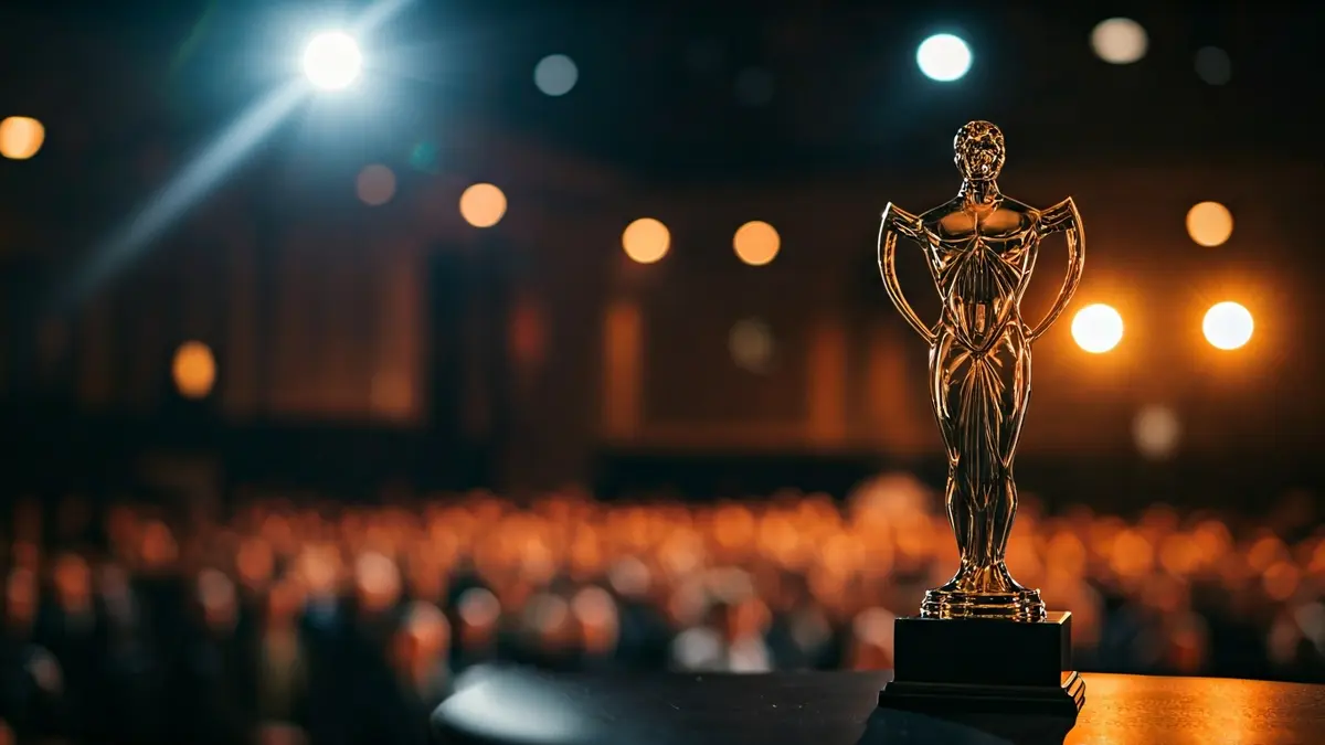 Imatge genèrica d'un trofeu o premi en un escenari, simbolitzant l'èxit i el reconeixement empresarial.