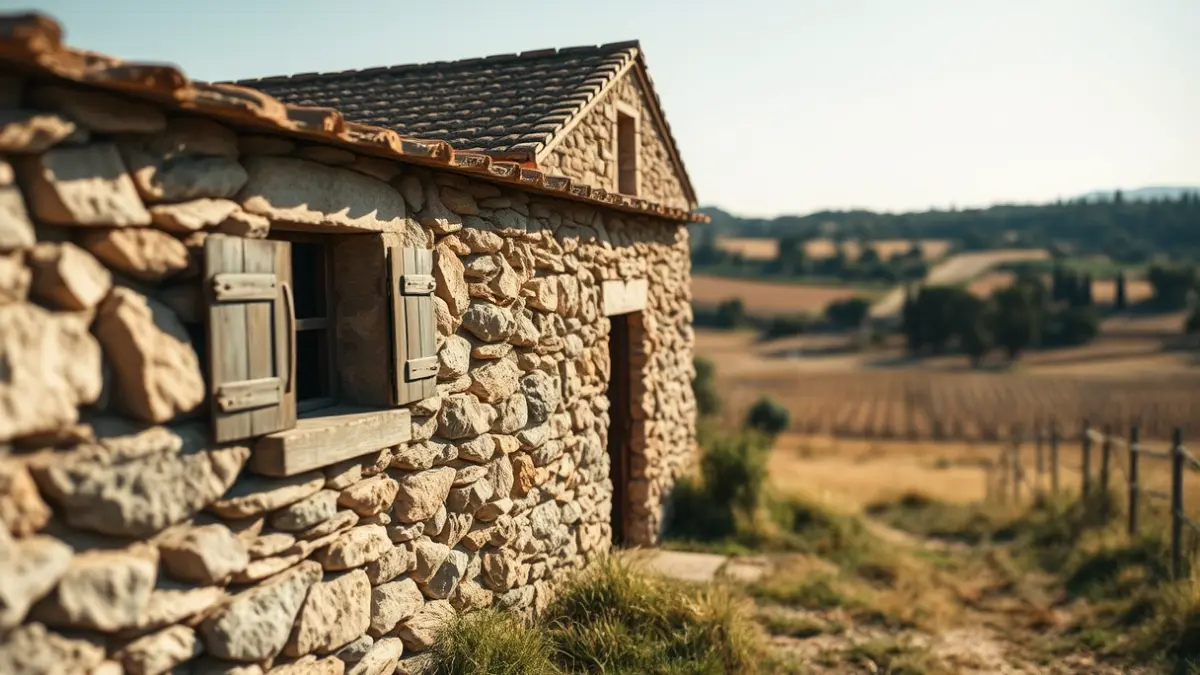 Generic image of a farm building in a rural Valencian setting.