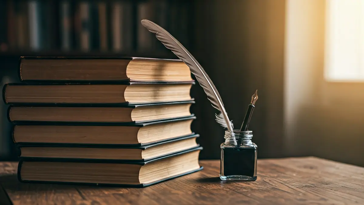 Imatge genèrica de llibres antics i una ploma, evocant la literatura i la memòria.
