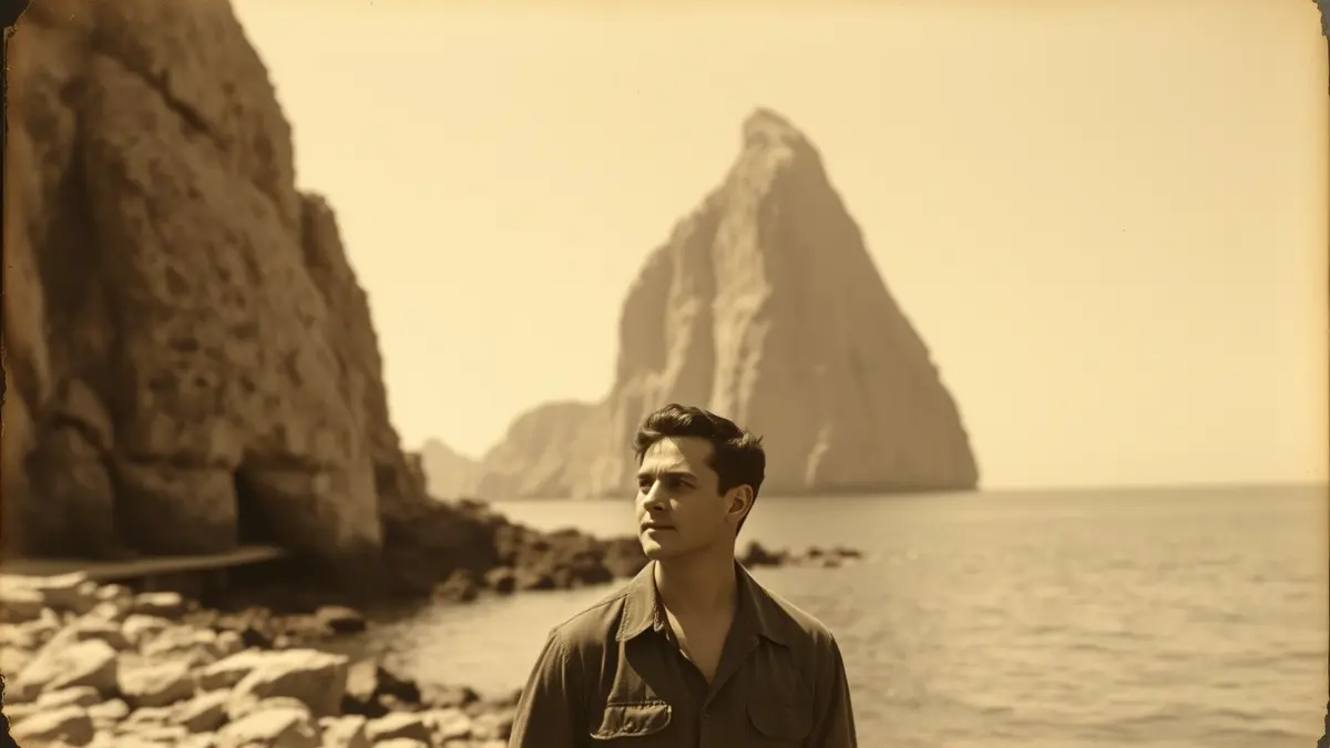 Imagen de archivo de Gunnar Finsen frente al Peñón de Ifach en Calp.