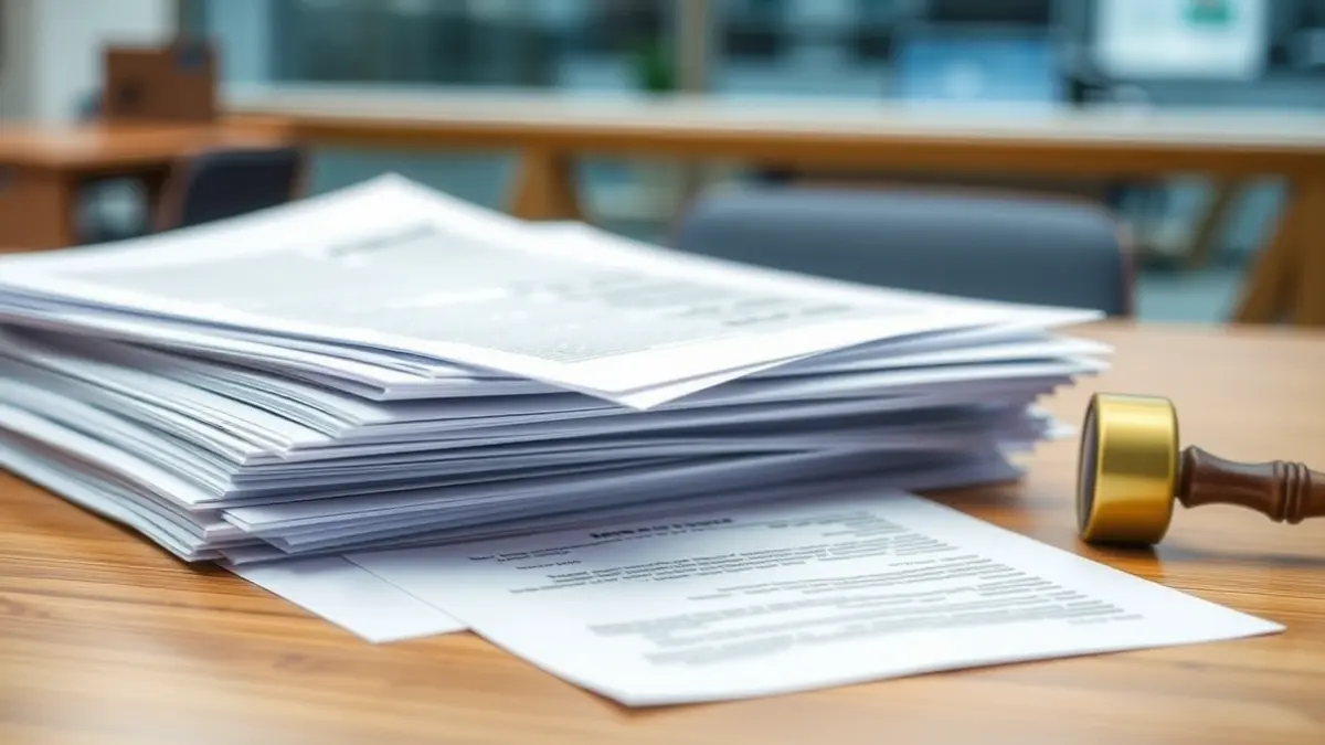Imatge genèrica de documents oficials sobre una taula, simbolitzant una investigació.