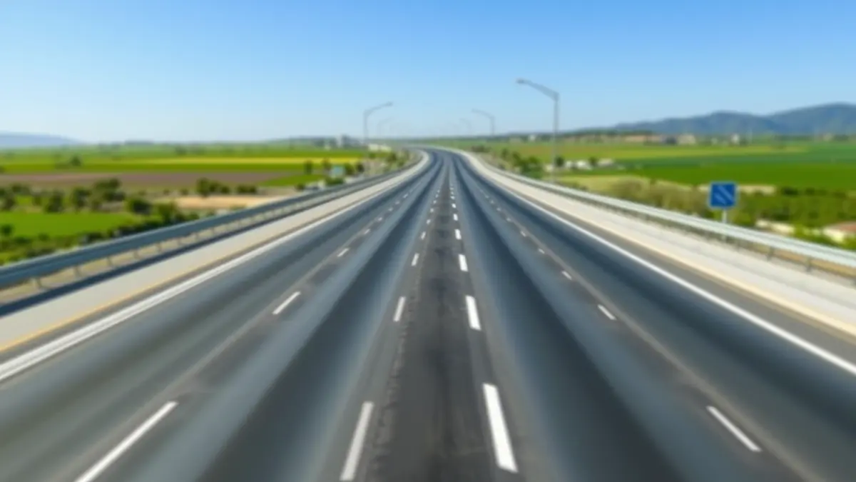 Imatge genèrica d'una carretera desdoblada amb trànsit fluid.