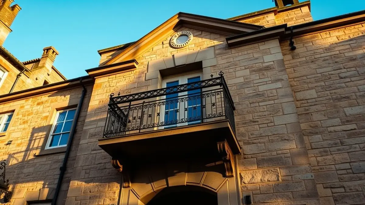 Fachada del ayuntamiento de Nules con su escudo heráldico.