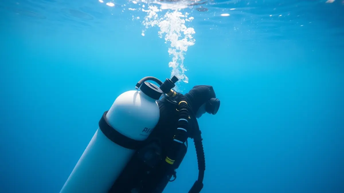 Generic image of autonomous diving equipment underwater.