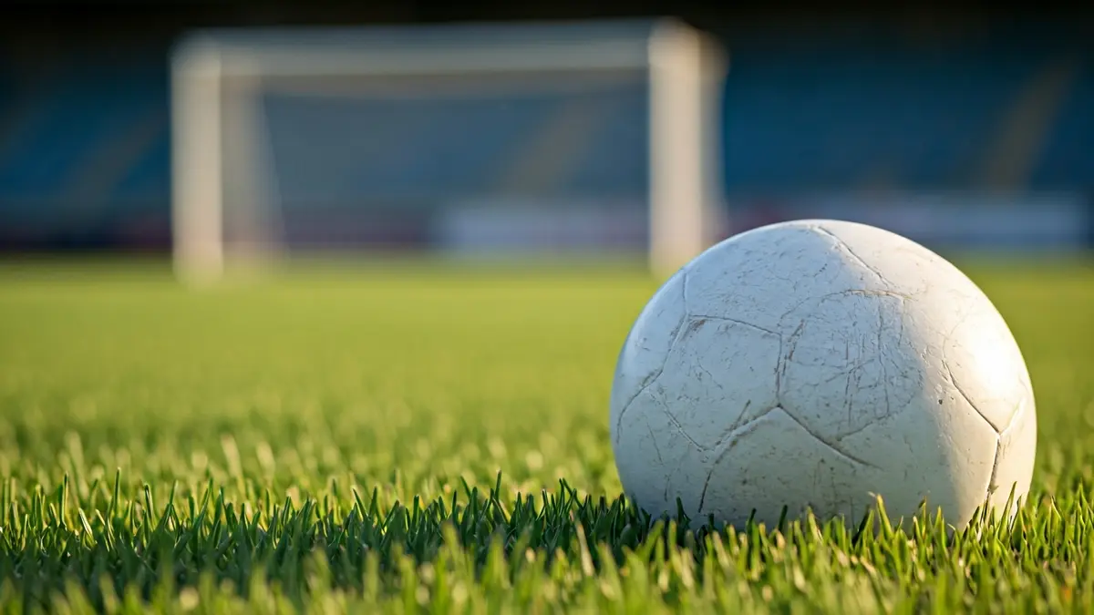 Imatge genèrica d'una pilota de futbol sobre la gespa d'un camp