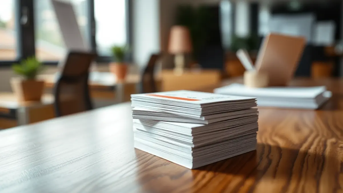 Imatge genèrica de targetes de visita, simbolitzant la creació de noves empreses.