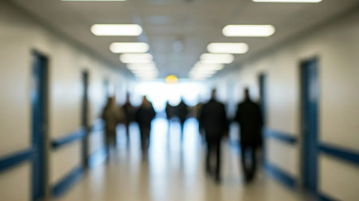 Imatge genèrica d'un passadís d'hospital amb il·luminació suau.