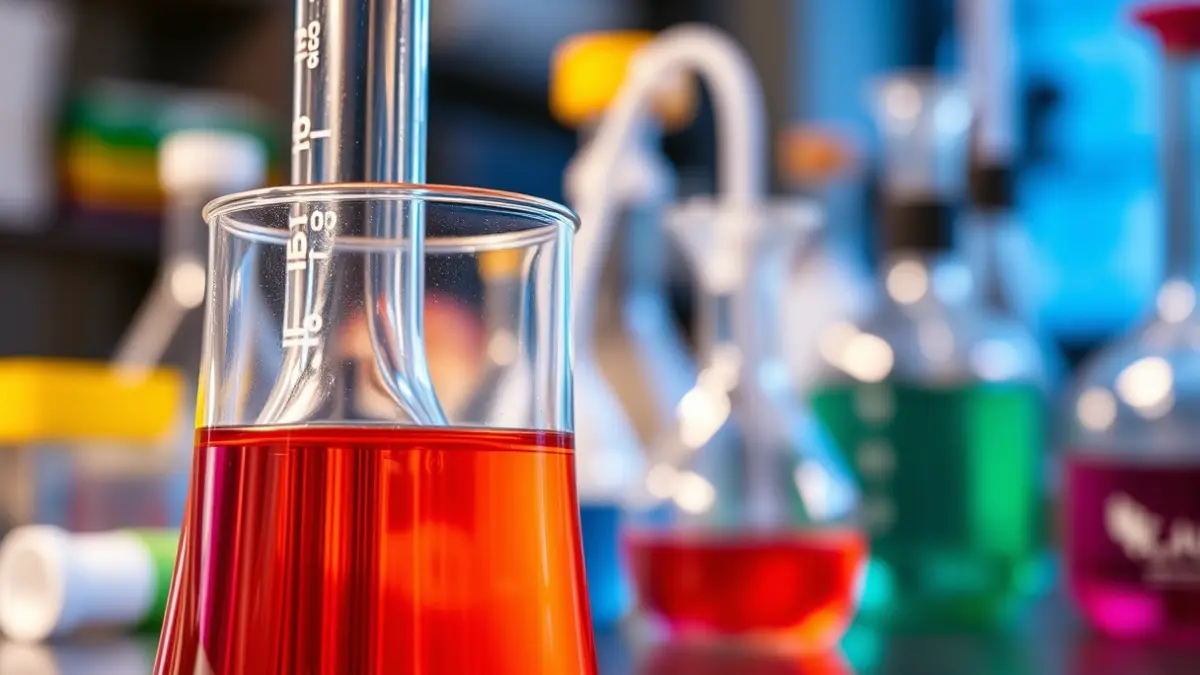 Imatge genèrica d'un laboratori de química amb material científic.