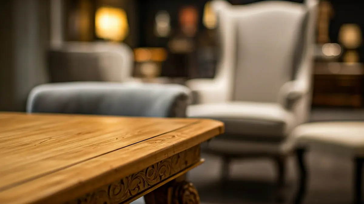 Generic image of high-end furniture in a sophisticated setting, highlighting craftsmanship and design.