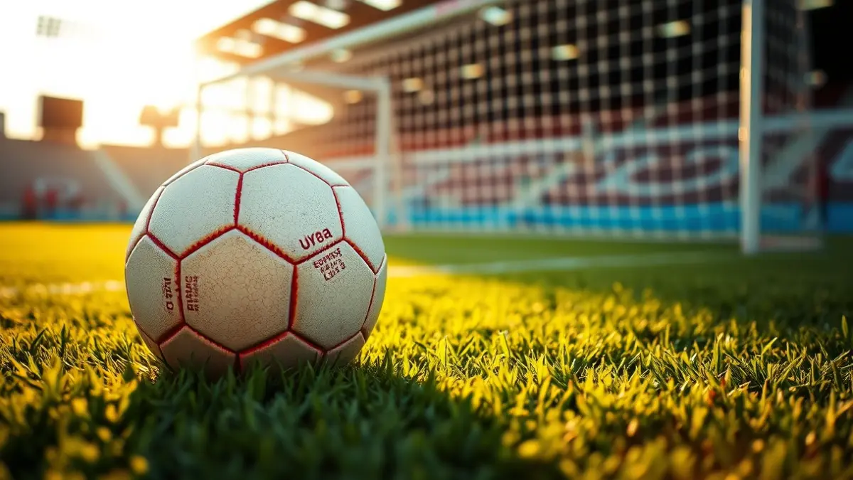 Imatge genèrica d'una pilota de futbol sobre la gespa d'un camp.