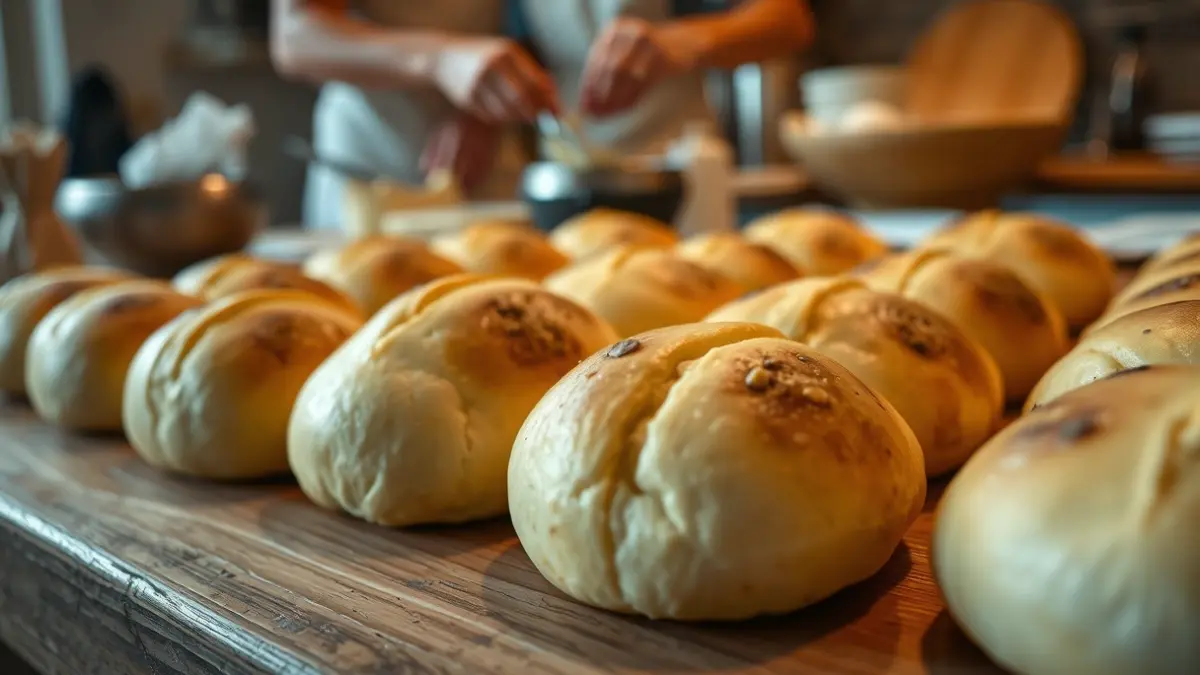 Image of 'fogassetes', the traditional bread offered to the pilgrims of Les Useres.