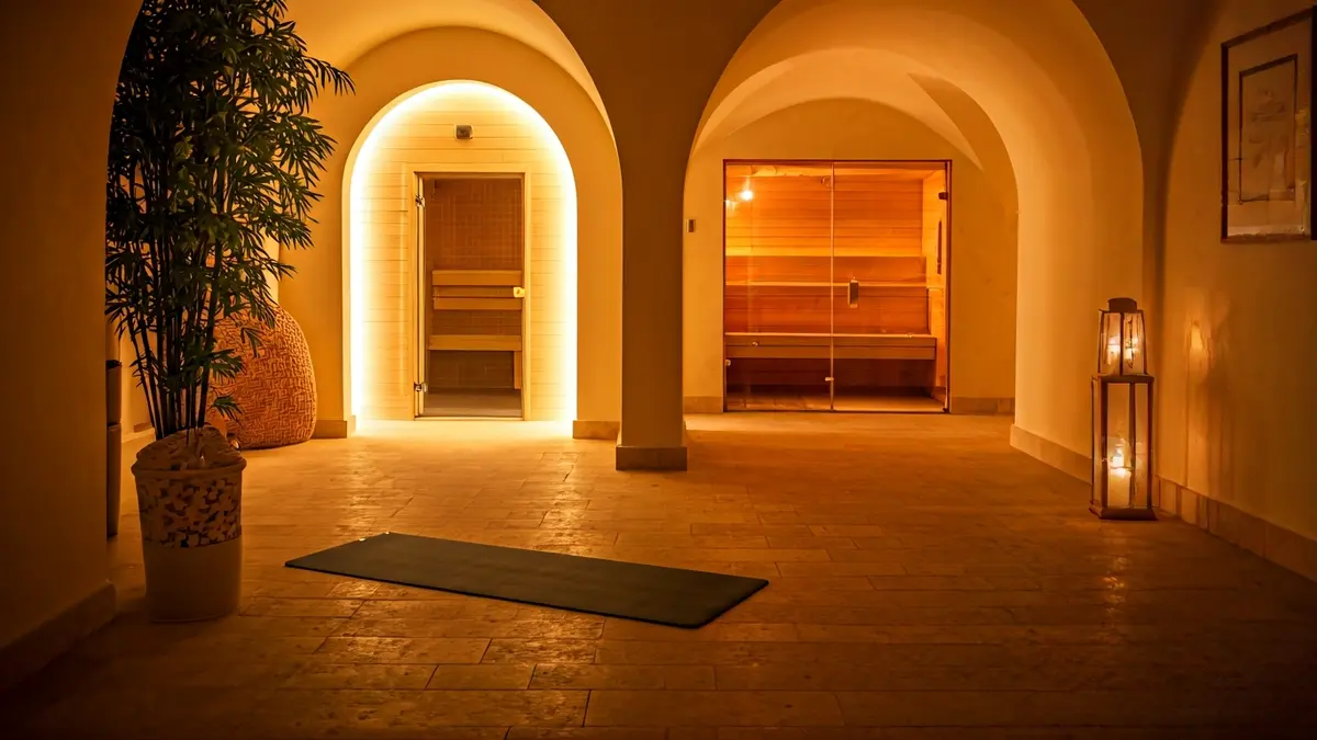 Imatge genèrica d'un espai de benestar amb materials naturals i tons orgànics.