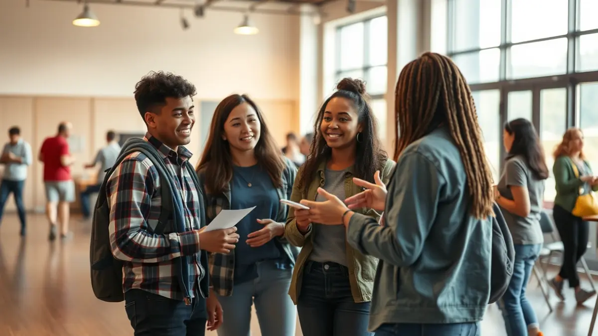 Generic image of young people participating in a workshop or group activity.