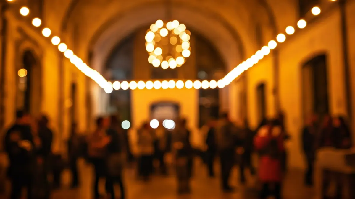 Generic image of a cultural space with people interacting in a cozy atmosphere.