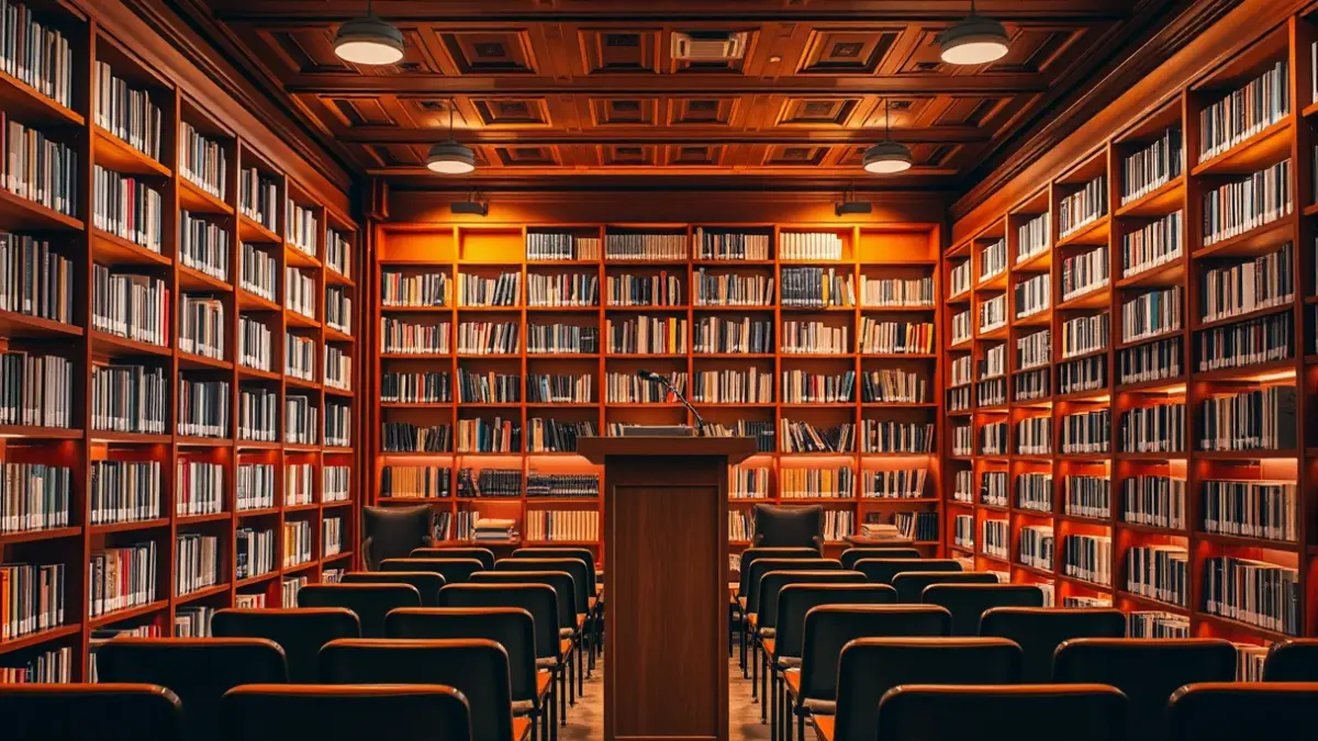 Generic image of an exhibition or cultural space with artworks.