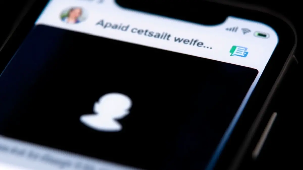 Generic image of a mobile phone with a social media screen, symbolizing online identity theft.