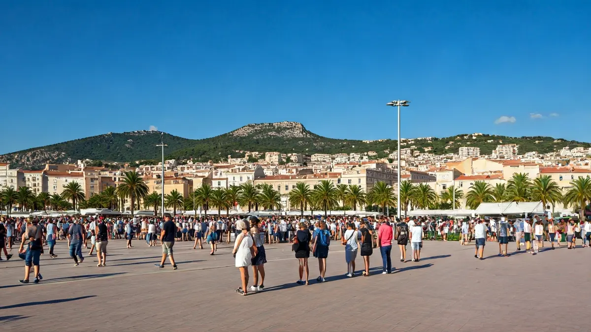 Generic image of a sunny day in a Mediterranean coastal town.
