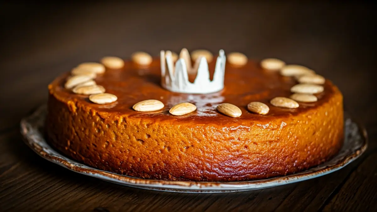 Image of arnadí, a traditional Valencian dessert made from pumpkin and almonds.