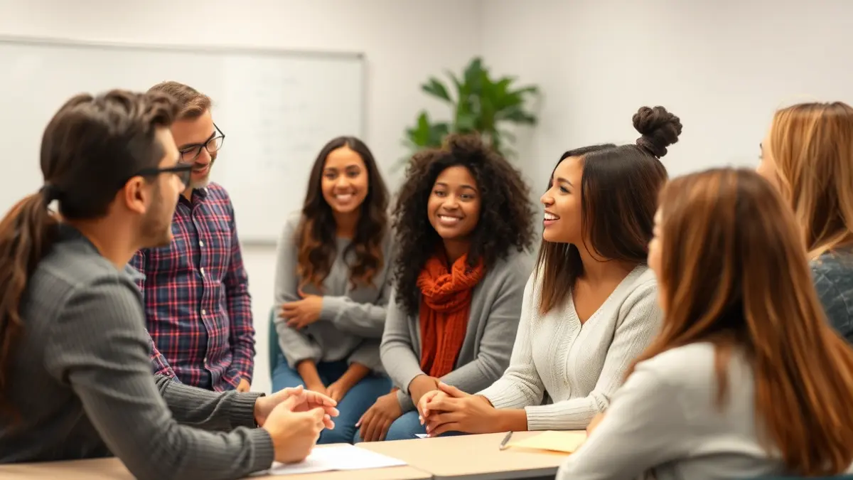 Imagen de adultos participando en una charla sobre sexualidad en el marco del programa UNISOCIETAT en Benetússer.