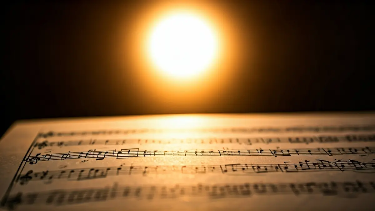 Imatge genèrica d'una partitura de música clàssica amb notes musicals.